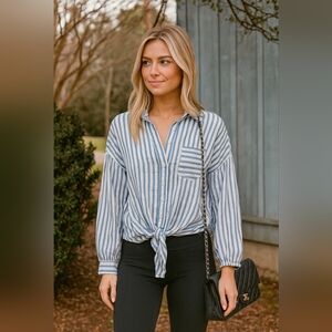 The Good Jane Lewis Button Down Shirt Sz S